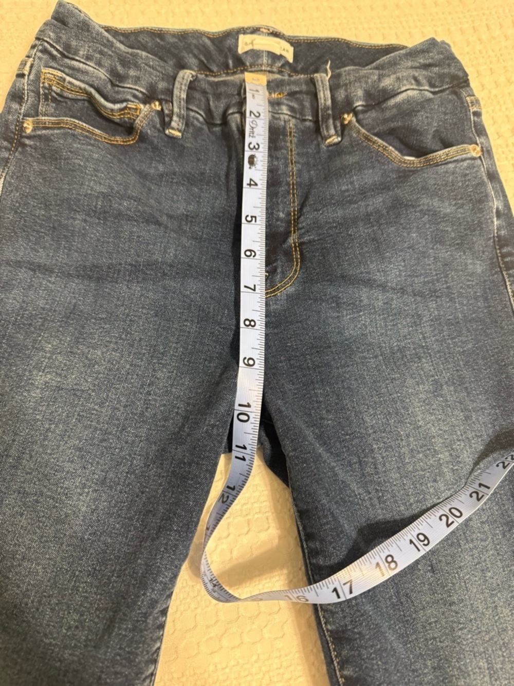 Dark Blue Women's Slim Jeans - Picture 5 of 9